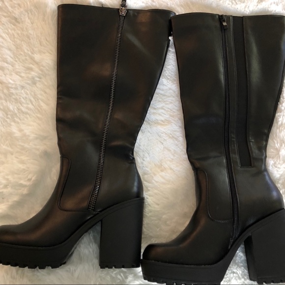 Torrid Shoes - NEW TORRID Black Boots Size 8W  (Wide Leg)